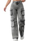 Women Cargo Jeans | High Rise Stretchable Baggy Jeans