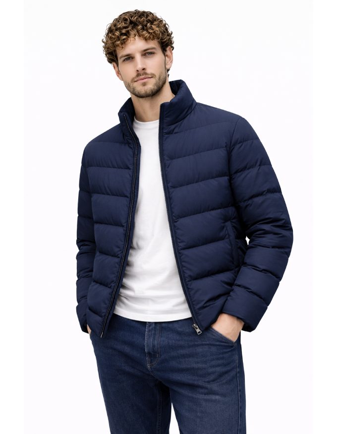 Men’s Winter Wear Puffy Jacket | Soft Quilted | Zip-Up | Cold Protection